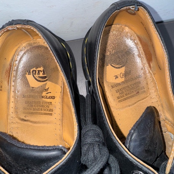 Dr Martens Men’s Leather Oxfords Shoes Black - Picture 7 of 8